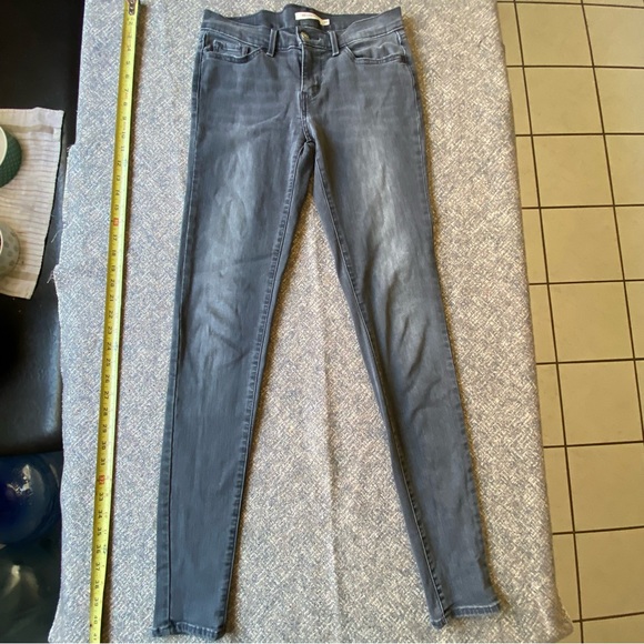 Levi's Denim - Levi’s Jeans 710 Super Skinny size 27 4 grey denim jeans tight stretchy casual